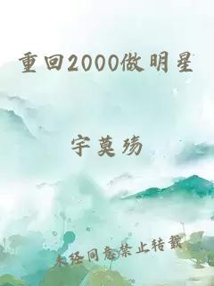 重回2000做明星